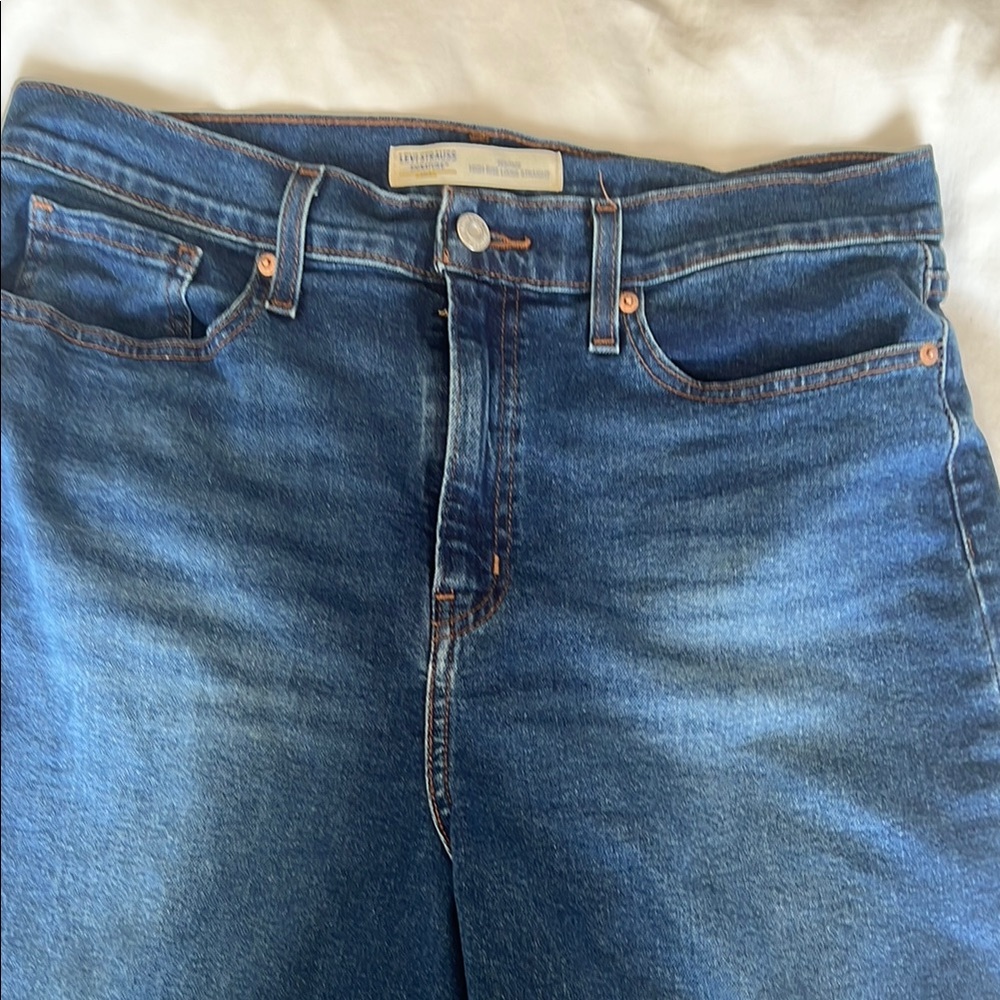 Levi's Blue Denim Baggy Jeans